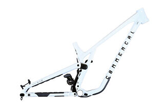 Рама Commencal Supreme DH v5 Team Glittery White