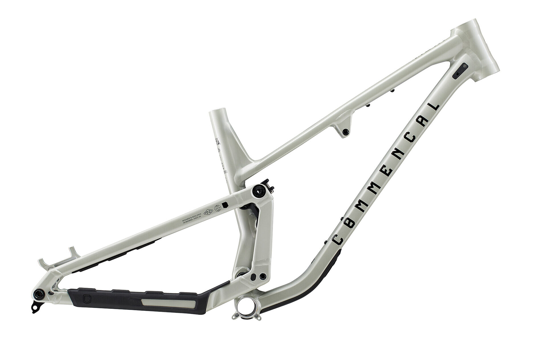 Рама Commencal Meta v5 Clear Silver