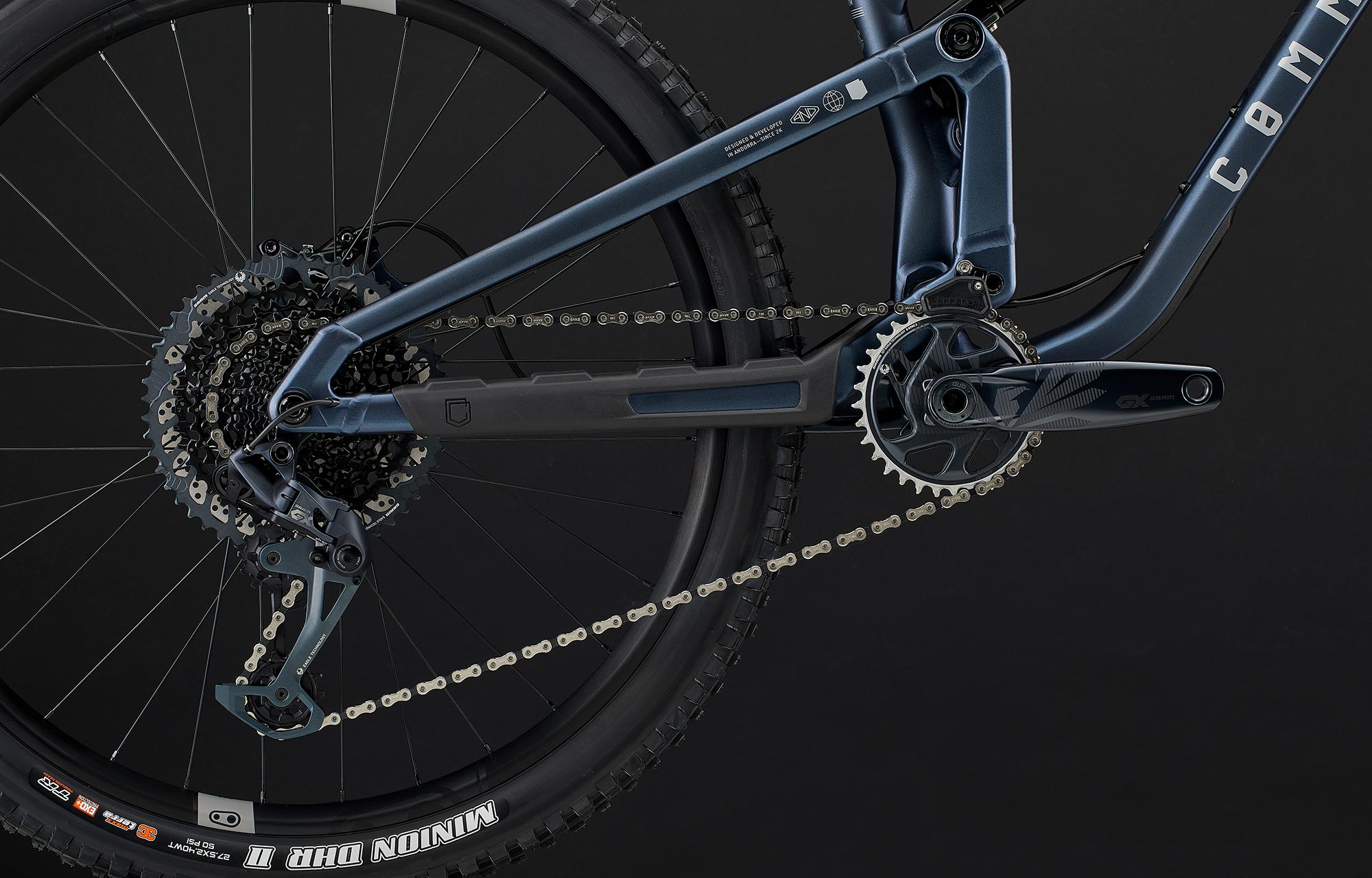 Commencal Meta SX v5 Race Sparkly Blue - дополнительное фото 3