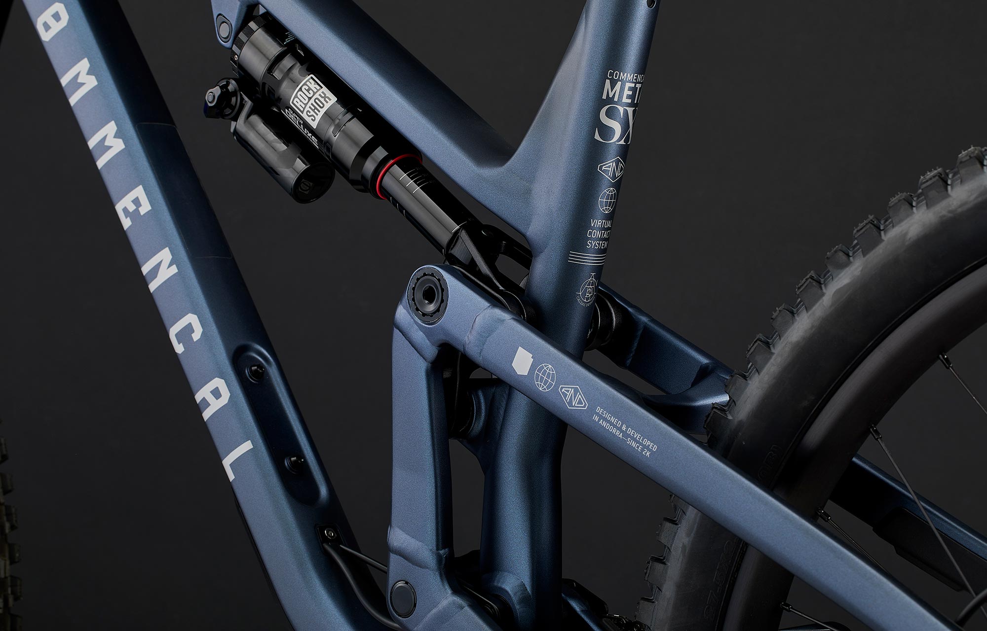 Commencal Meta SX v5 Race Sparkly Blue - дополнительное фото 1