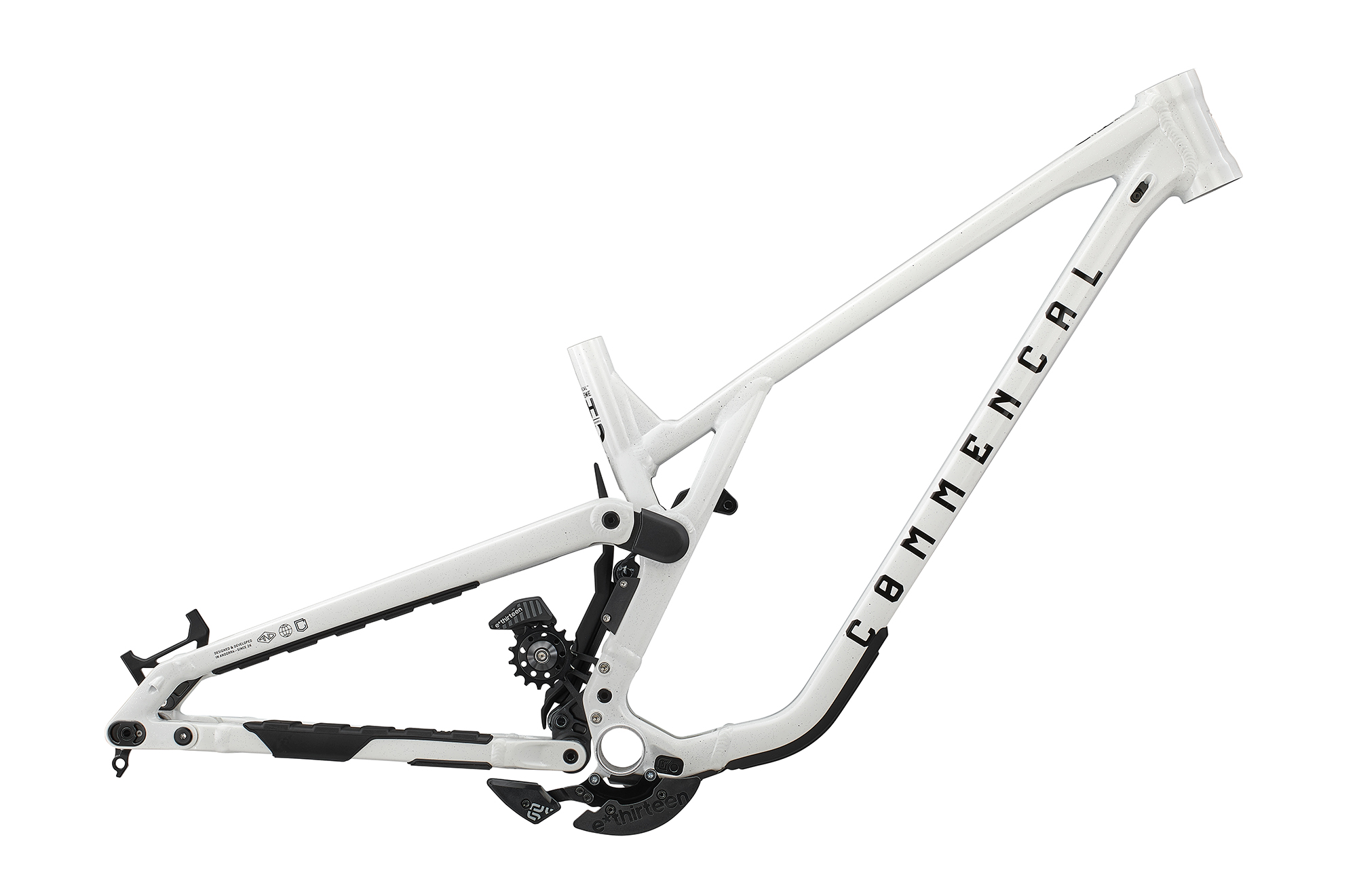 Рама Commencal Supreme DH v5 Glittery White