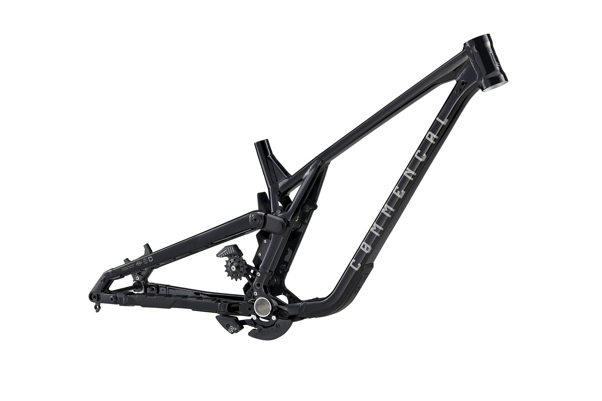 Рама Commencal Supreme DH v5 Pure Black - слайд 1