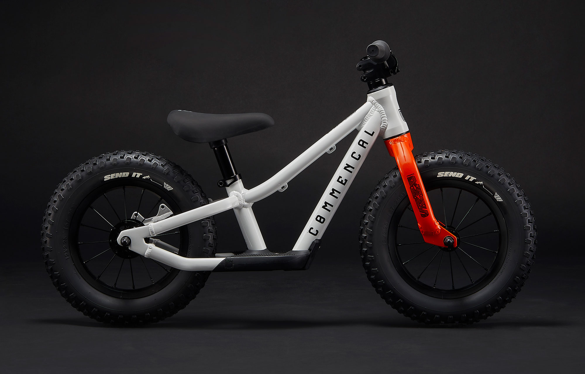 Commencal Ramones 12 Push Bike Pure White + Brake - слайд 1