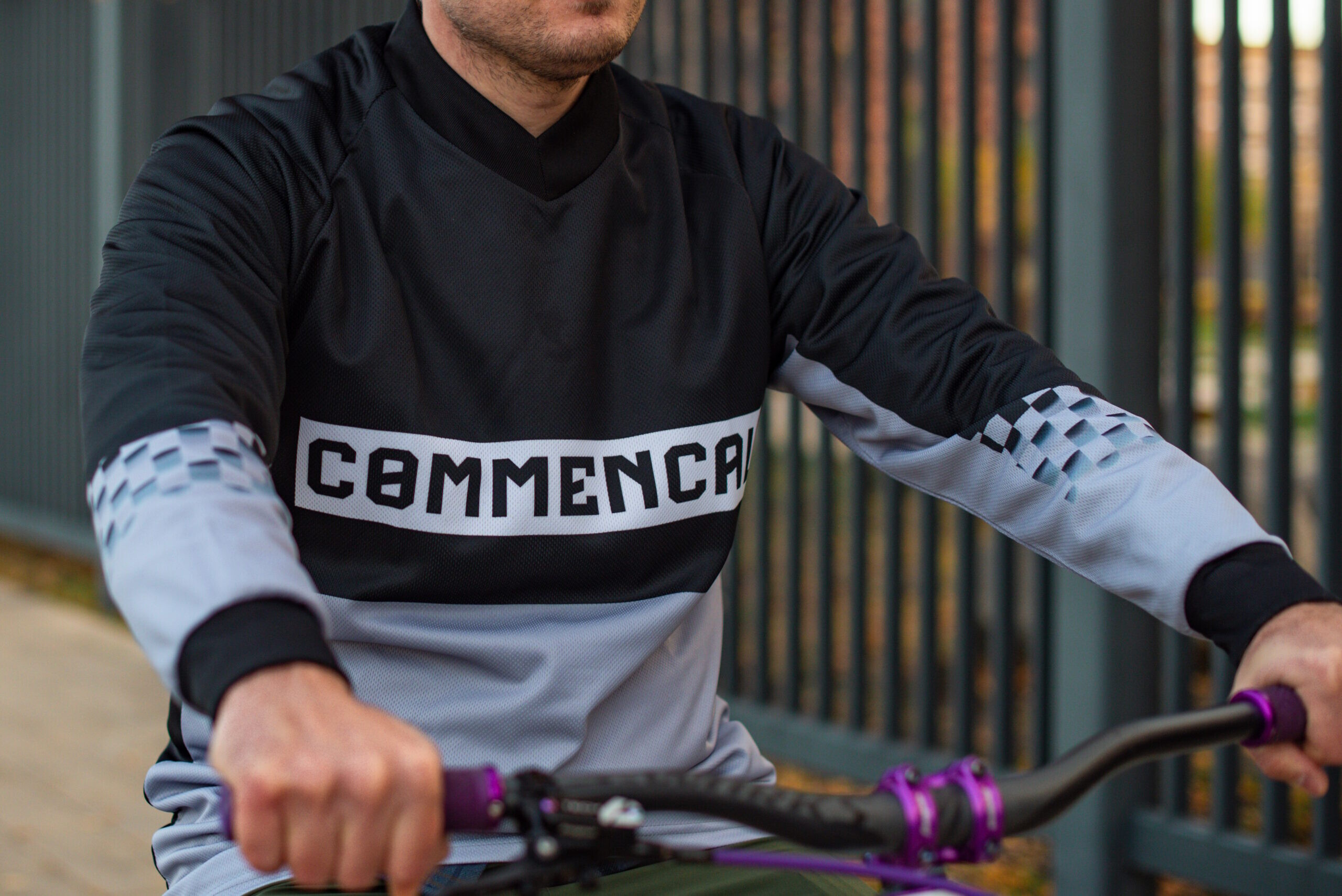 Джерси Commencal Russia серо-черная длинный рукав - слайд 1