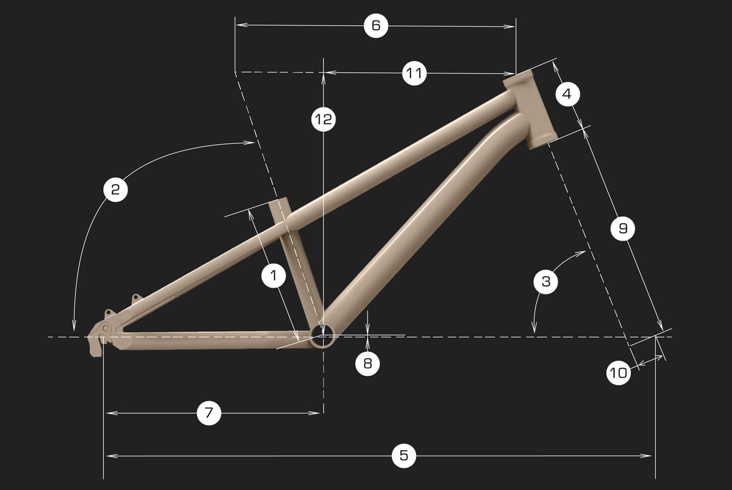 Commencal Ramones 20 White - геометрия