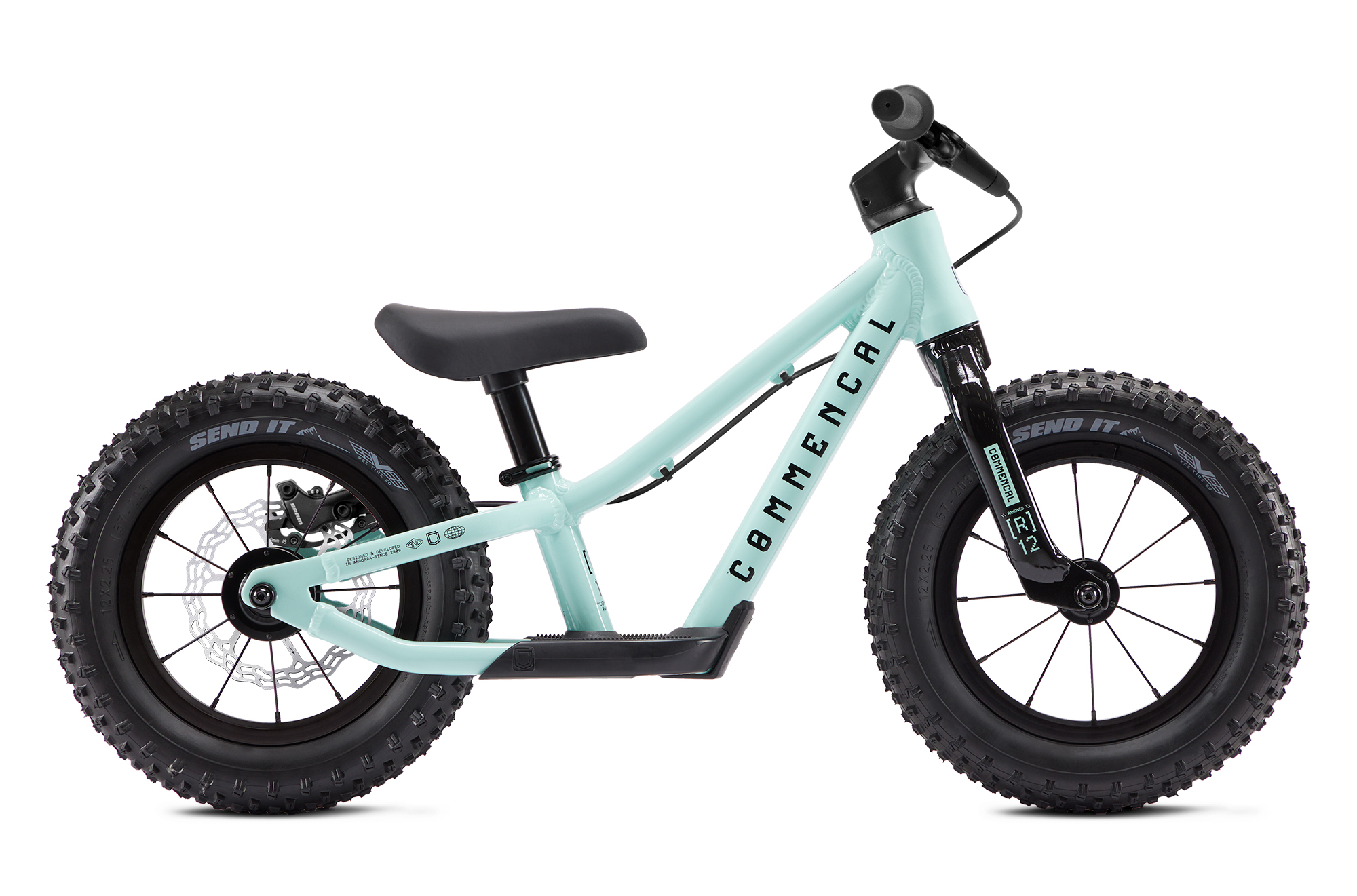 Commencal Ramones 12 Push Bike Green + Brake