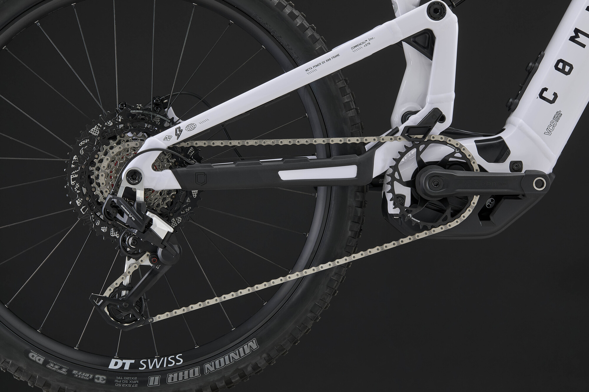 Commencal Meta Power SX 800 RockShox Pure White - дополнительное фото 3