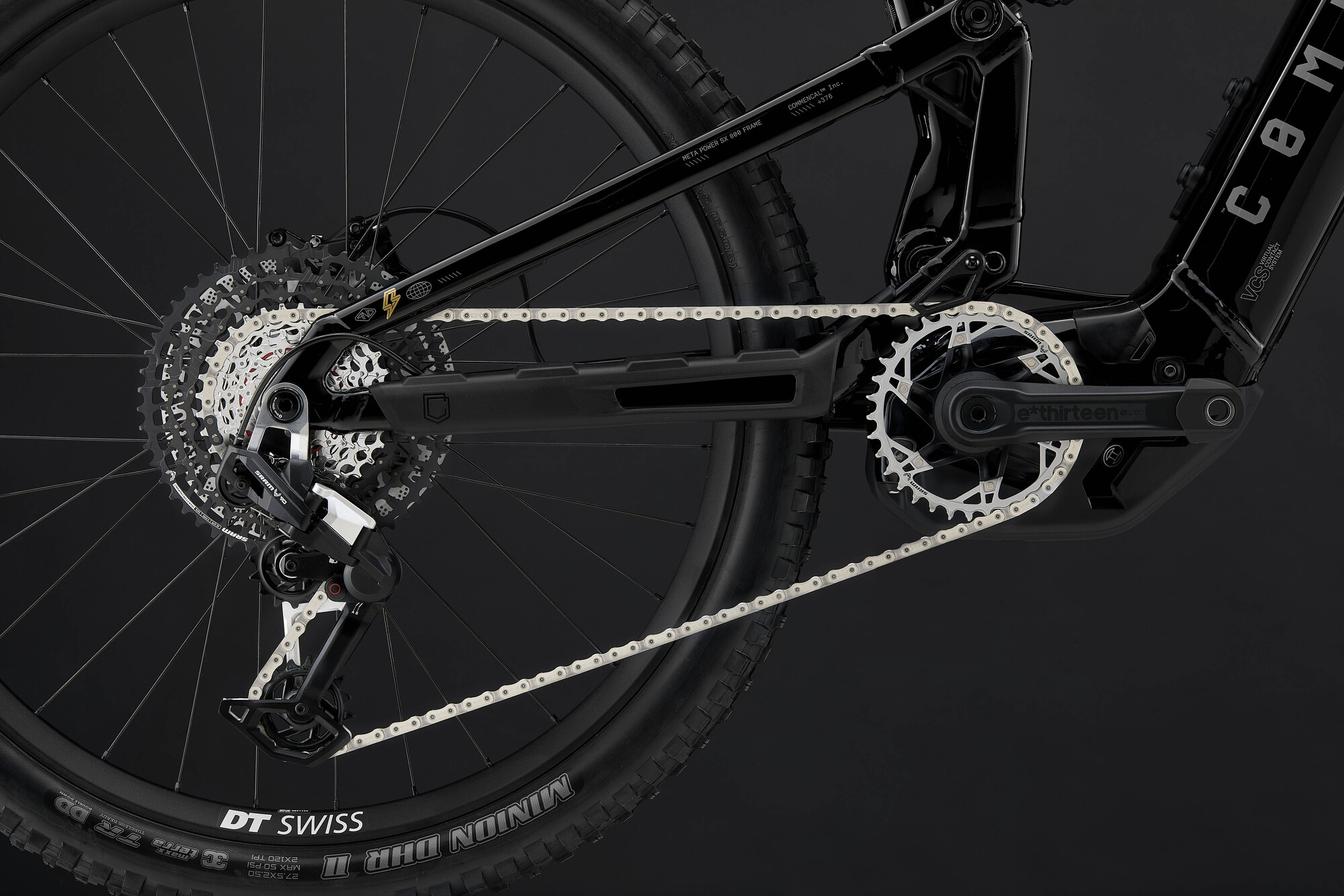 Commencal Meta Power SX 800 Signature Pure Black - дополнительное фото 3